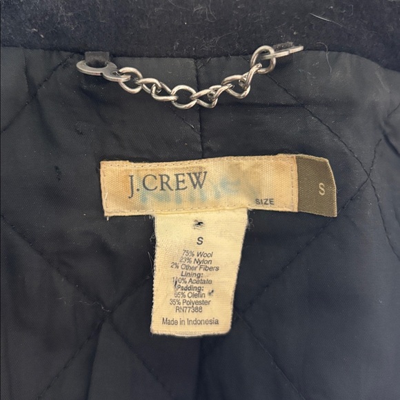 J. Crew Women's Black Peacoat - Picture 10 of 11